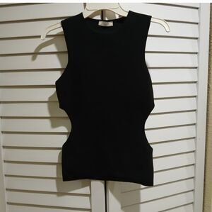 Nina Ricci Black Fitted Tank Top